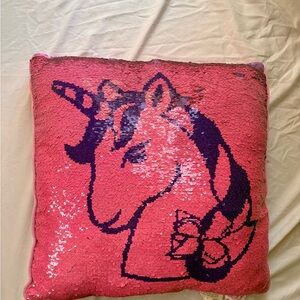 Jojo Siwa Pink Sequin Flippy Pillow
